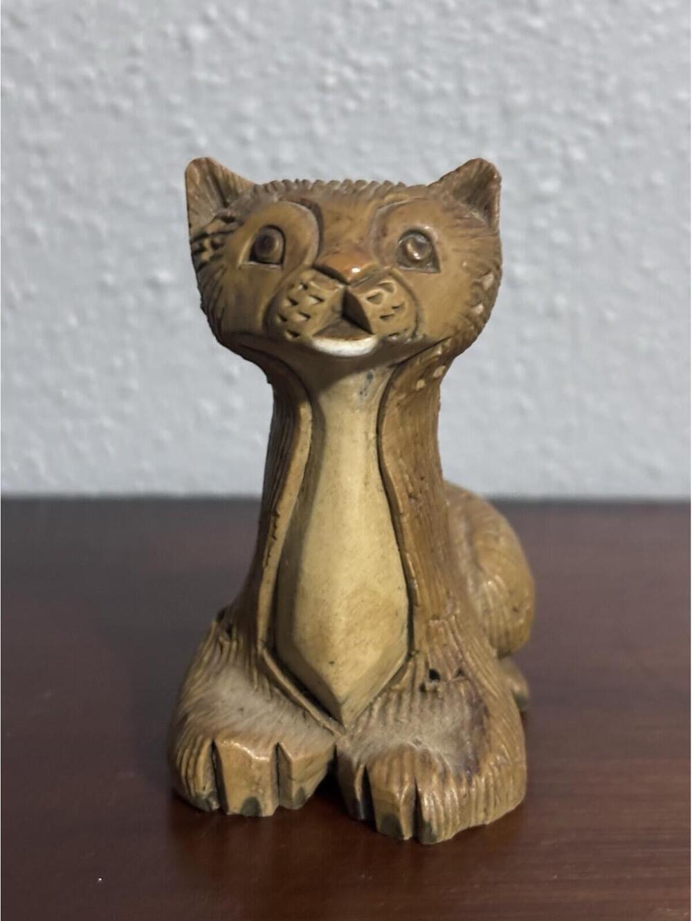 Artesania Rinconada Cheetah Retired Figurine Uruguay Signed